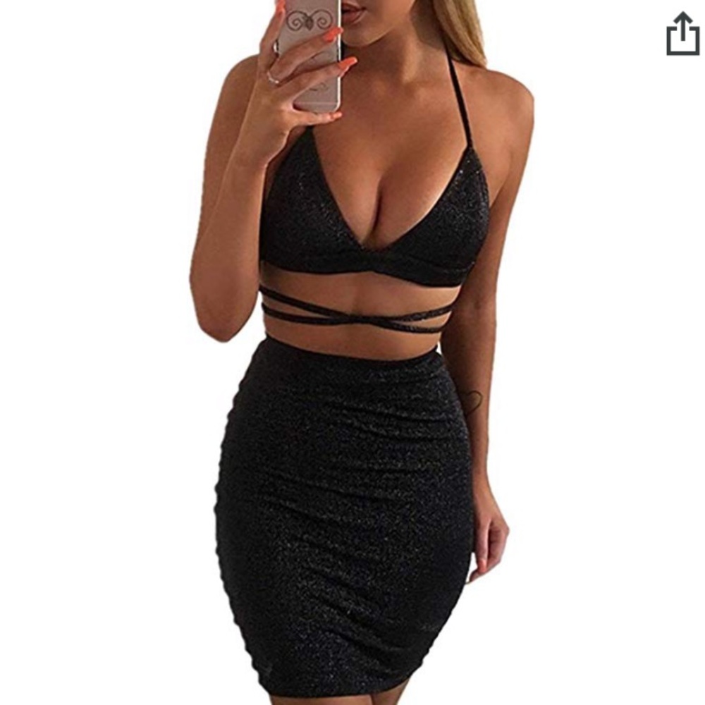 Two piece midi dress - Picture 1 of 4